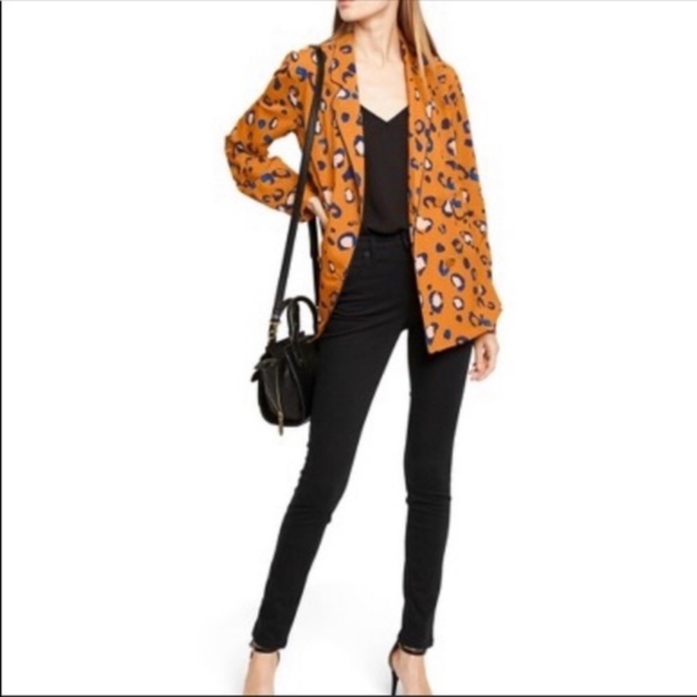 3.1 Phillip Lim by Target Leopard Oversized Blazer